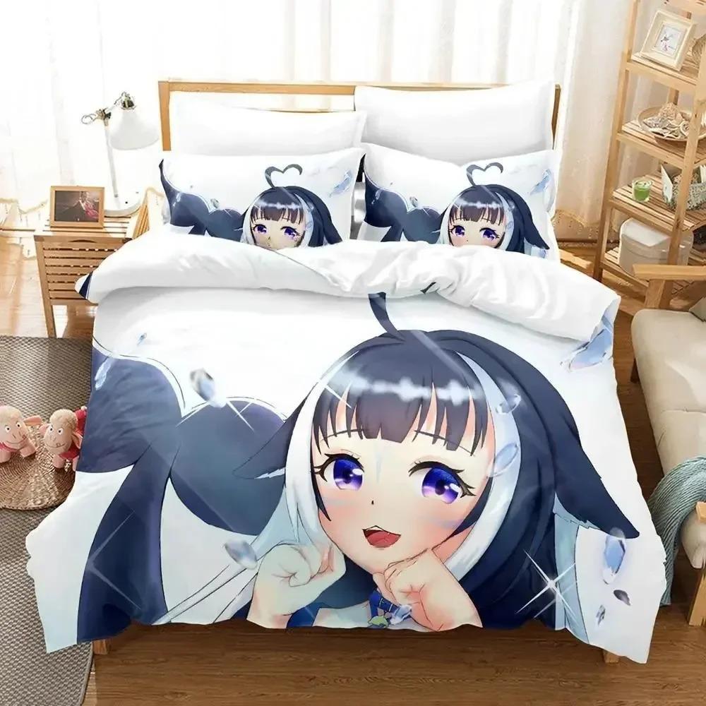 New 3D Print Anime Kawai Young Girls Shylily Beding Set Bedrom Soft Modern Bedspreads Comefortable Soft Duvet Cover Quilt Pilowcase