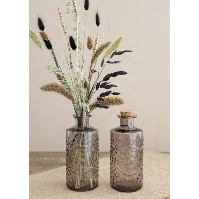 Vase Barcelone Gris H20 cm