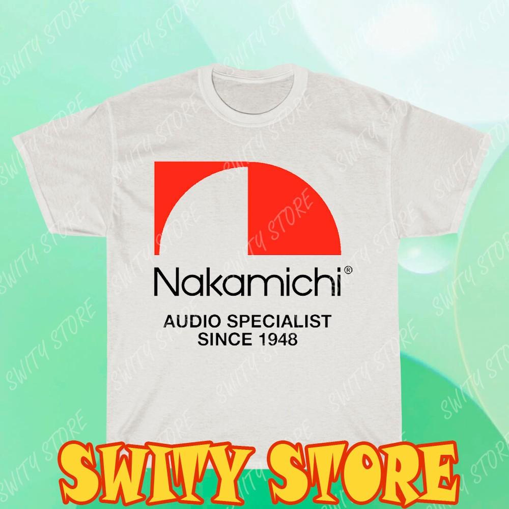 

Футболка Nakamichi Audio с логотипом, многоцветная, забавная, размеры от S до 5XL M
