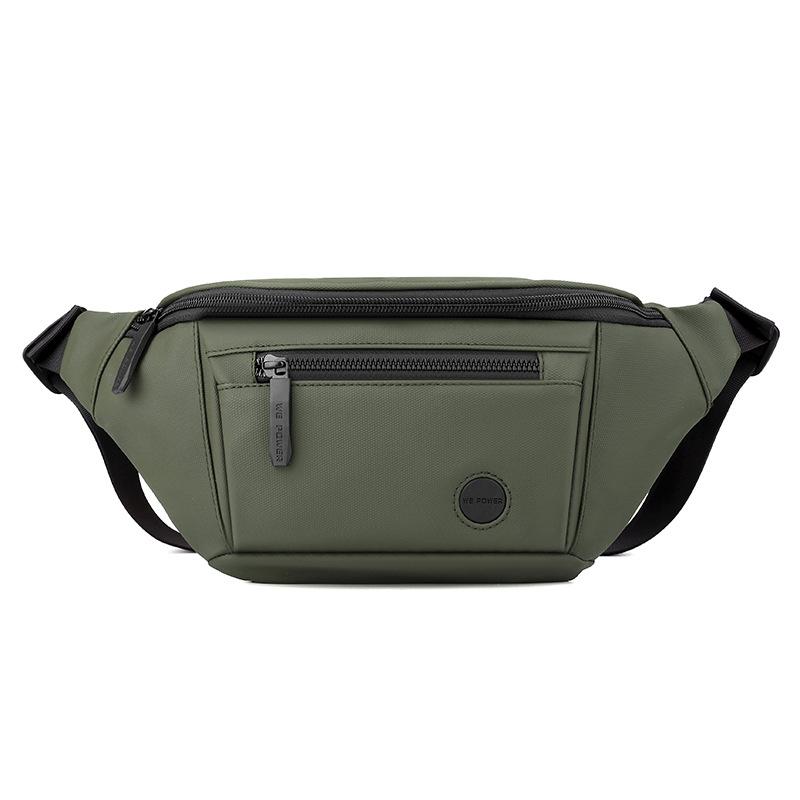Men's Hiking Chest Bag Waterproof Outdoor Sports Sling Bag Multi-functional Travel Shoulder Bag Portable Waist Pack