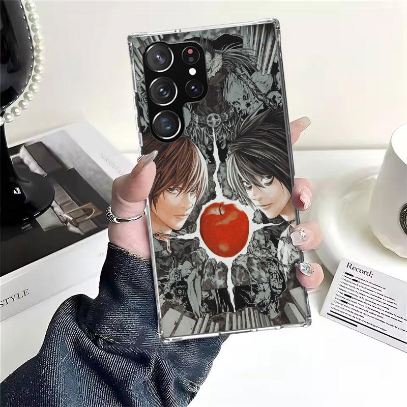 N-Note D-Death Anime Ryuk Soft Phone Case For Samsung Galaxy S22 S23 S24 S25 Edge S26 Ultra S20 FE S21 Plus + Fundas Coque Galax