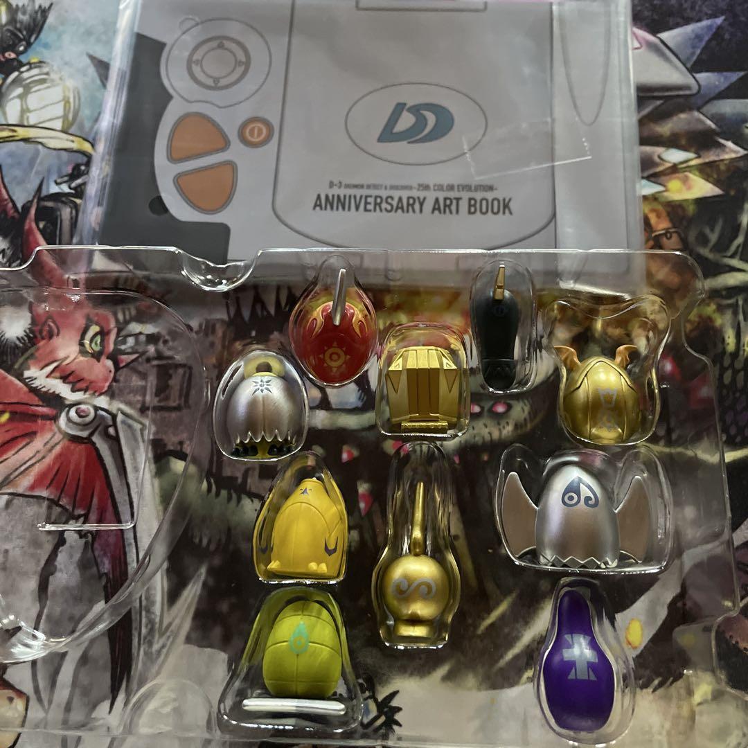 

[Б/У] D-3 Digimon DX Set Эксклюзивная мини-фигурка Digimental и Артбук