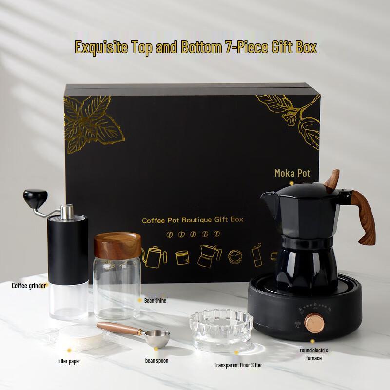 Shangqi Moka Pot Coffee Maker Gift Set
