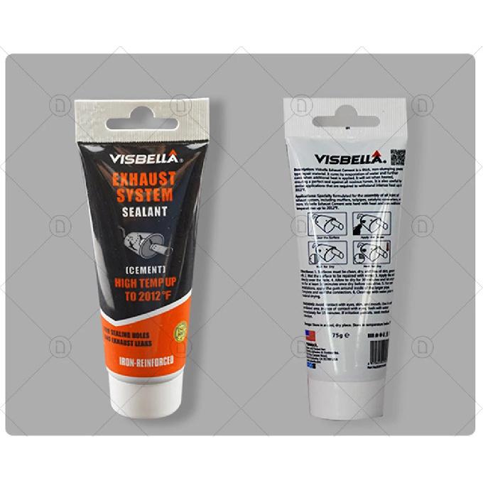 Car Exhaust Pipe Filler Glue High Temperature Silicone Sealant Repair Paste Motorcycle Auto Muffler Tailpipe Leaks Plugging Air
