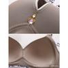 Women Wireless Comfortable Gathering Letter Strap Seamless Side Support Bra