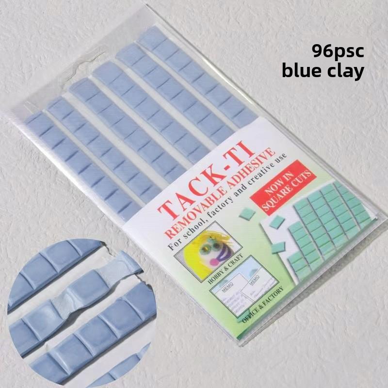 96Pcs Nail Art Clay Nail Mud Practice Nail Fixing Glue White Clay Nail Art Tools