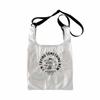Rootote Snoopy Embroidered Shoulder Bag, 2-Way IP Roo Shopper, Metallic, Peanuts-0Q 8447 (02 Silver)
