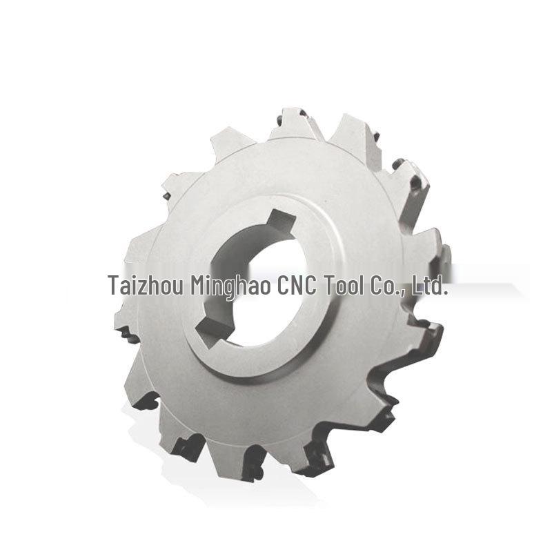 Indexable Dual-Sided Triple-Edge Slotting Cutter Head (100-315MM)