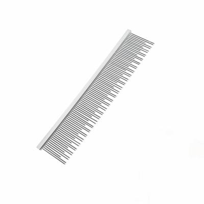 Peigne de toilettage pour animaux à double rangée de dents Hautes et Basses Aiguilles Courtes et Longues Outil de démêlage et de toilettage Réutilisable Antistatique