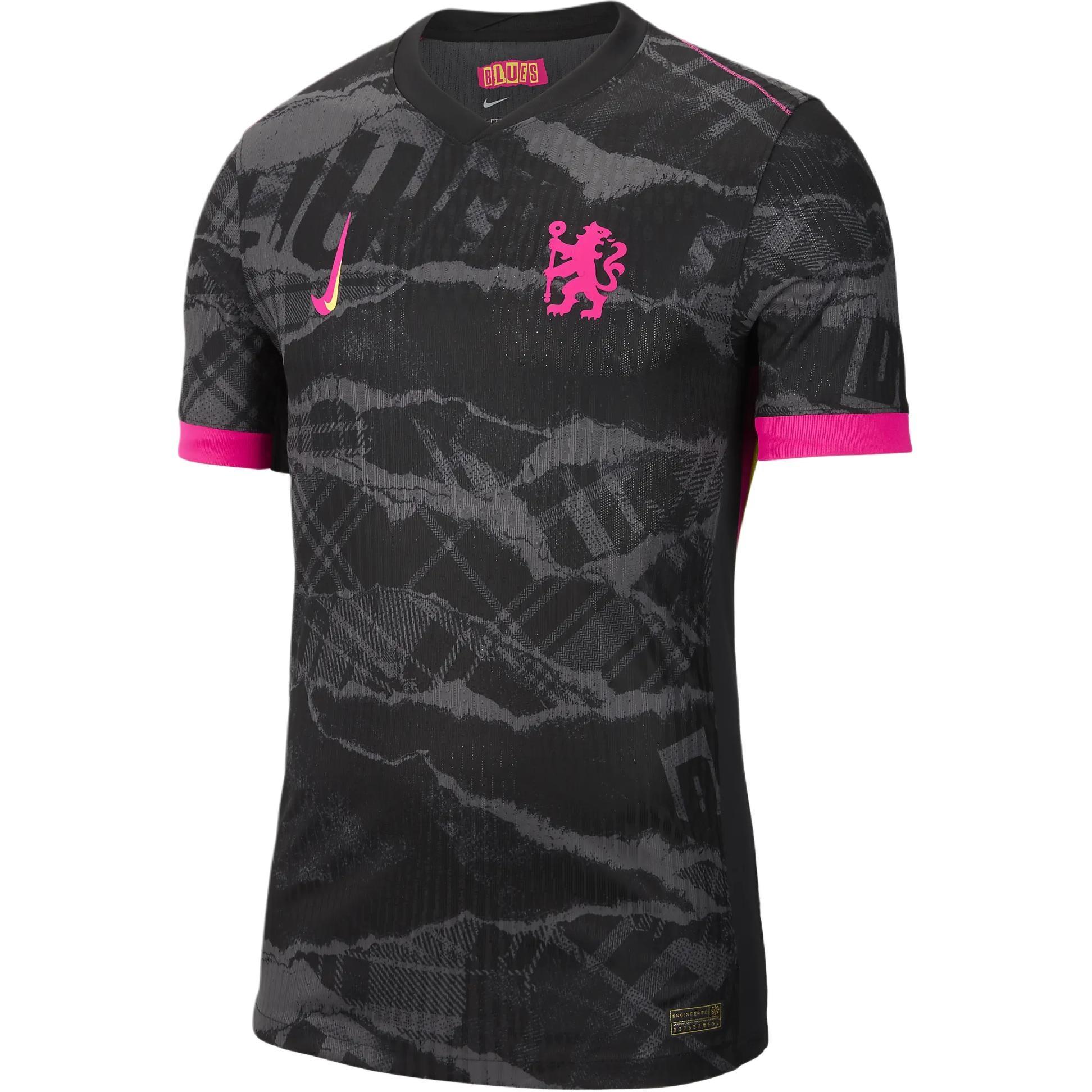 Nike Chelsea FC 24/25 Match Third Authentic Jersey Dark Grey Pink Men s FQ2012-061 M