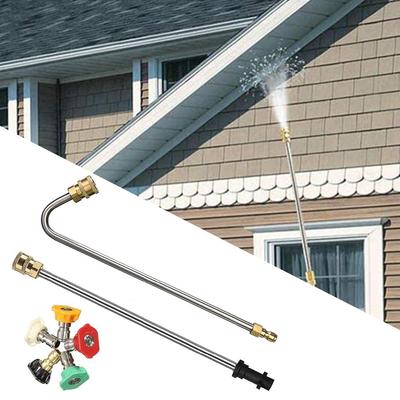 5 boquillas de extensión en ángulo para hidrolavadora con lanza rociadora para Karcher K2-7
