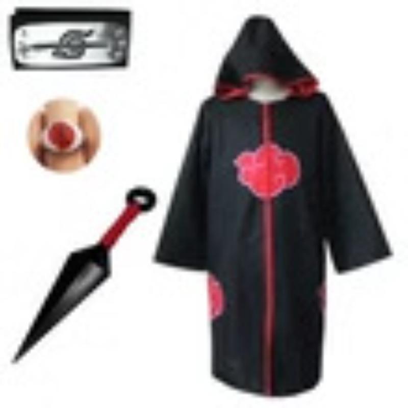 Cloak Clothing Ninja Uchiba Itachi Sasuke Clothing Fourth Generation Wave Wind Watergate Red Cloud Cloak