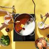 Si Gang 201 Stainless Steel Divided Hot Pot (Lid Not Included)