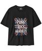LERENNE Punk British T-Shirt - Black