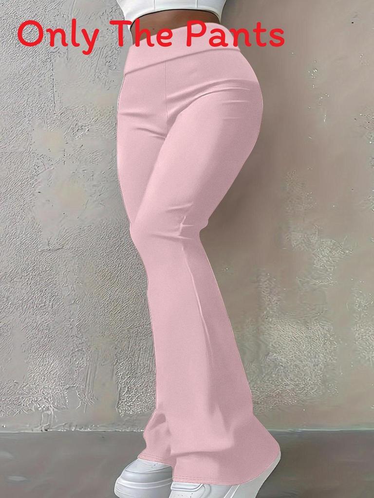 Casual Pants For Women With Polyester Spandex Fabric For Comfortable Fit