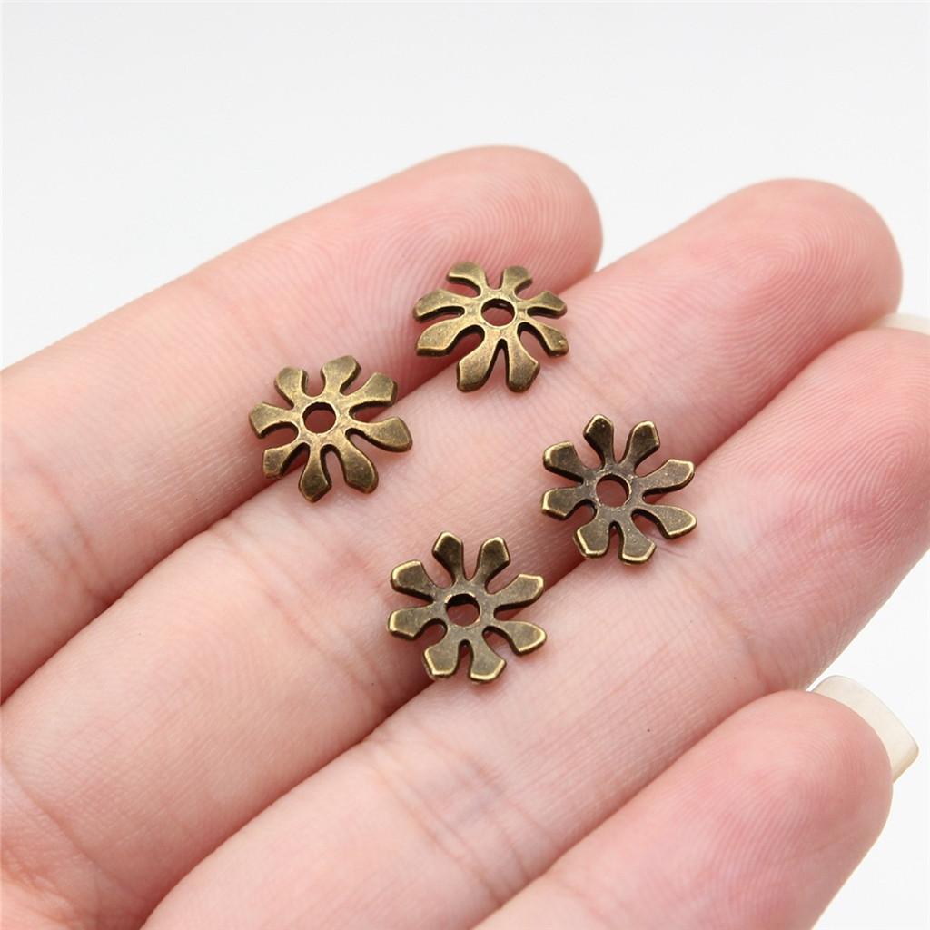 Small Bead Cap Spacer End Caps Antique Bronze Zinc Alloy Jewelry Making Craft Part As DIY Bead Cap