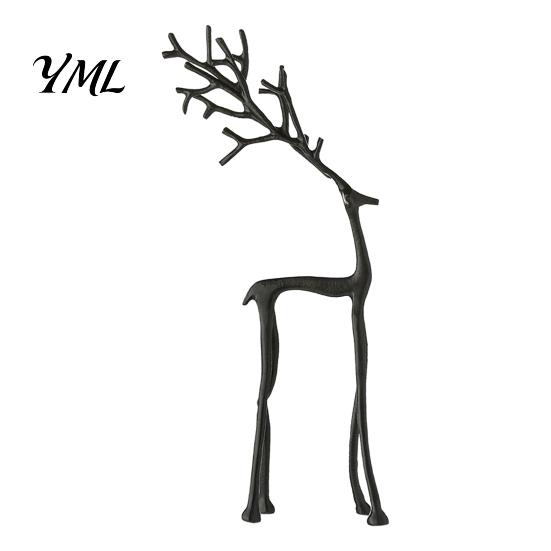 Elegante Saisonale Ornamente Weihnachts-Rentier-Statue, Kleine Hirsch-Skulptur Figur, Moderne Einzigartige Geschenke Feiertagsdekoration für Tischplatte, Kaminsims,