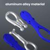 Aluminum Alloy Fish Gripper with Scale Mouth Lip Grabber with Weight Scale Fish Control Clamp Pliers Catcher Tong Fishing Accessories
