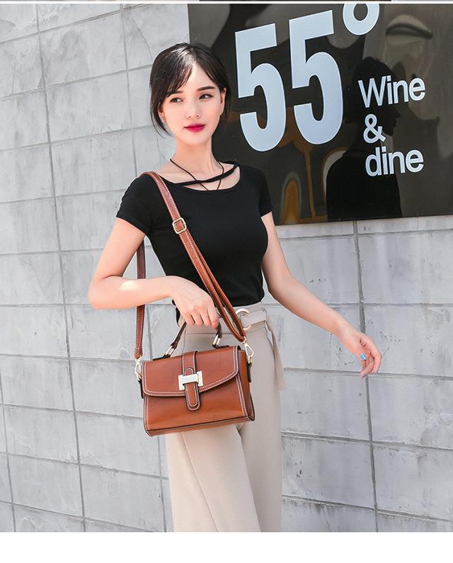 Women's Retro European & American Style Boston Shoulder Crossbody Bag