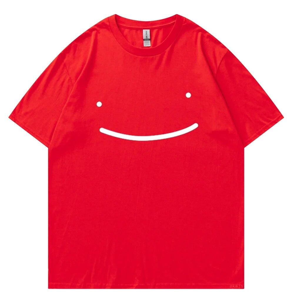 Dream Merch Trička Unisex WoUnisex Trička Harajuku s krátkým rukávem Street Ležérní Móda Oversized oblečení Top Trička s krátkým rukávem