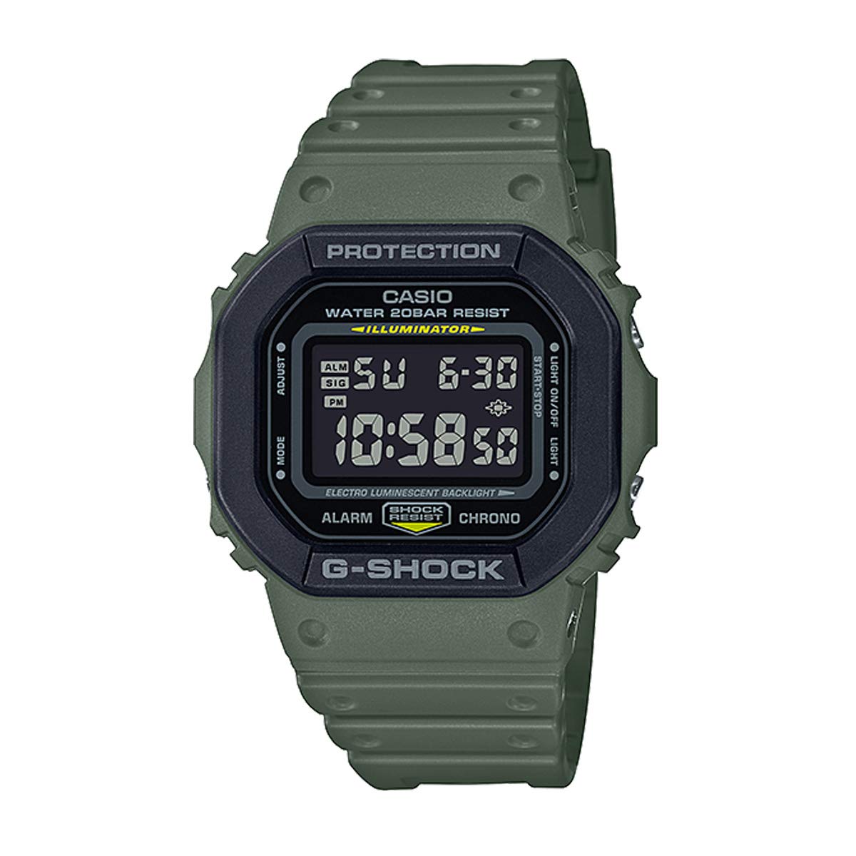 

CASIO gshock unity цвет милитари-зеленый DW-5610SU-3ER квадратный цифровой хаки мужские мальчики размер [предмет]