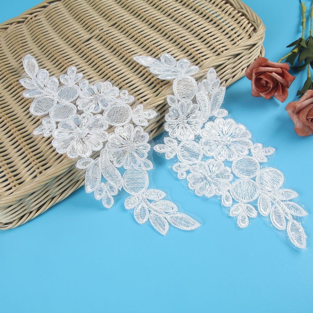 Guangzhou Car Bone Pair Of Flowers Wedding Dress Evening Dress Children'S Princess Dress Patch Pair Of Flowers Bridal Headgear Headband Accessories