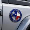 3D Metal Texas Badge For Vehicle J-EEP Wrangler R-aptor SUV Modification Accessories
