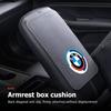 Car Seat Center Console Arm Rest Mat Leather Armrest Pad For BMW X3 X5 M5 M3 E46 E90 E60 F10 E39 F30 E36 G30 E87 E70 FF46