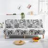 All-Inclusive Sofa Matrasovertrek Zonder Armleuning Elastisch Opvouwbaar Slaapbankovertrek Matrasovertrek Hoes Hoeslaken Slaapbank Sprei