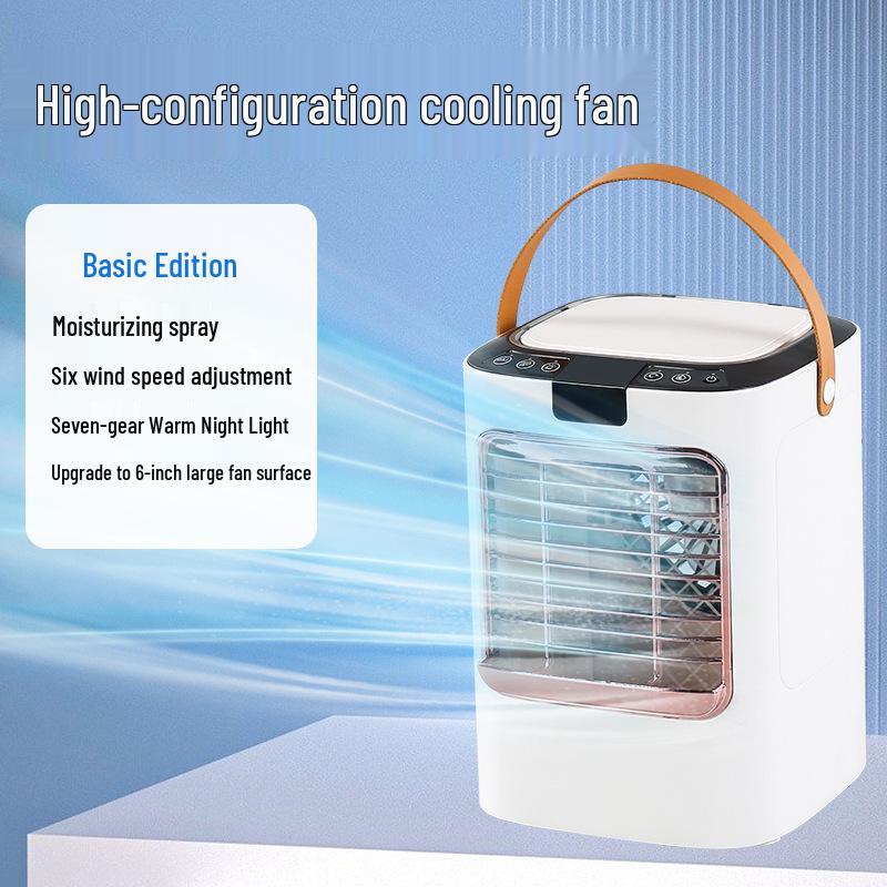 Portable Desktop USB Spray Fan with Cooling, Humidifying, Timer, and Oscillation Features Cooler-628
