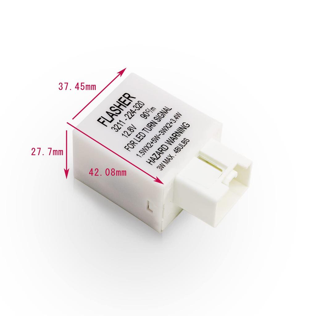 PA LED 7 Pin LED Flasher Relay 3211-224-320 Car Fix Fast Flashing Error Free for Mazda
