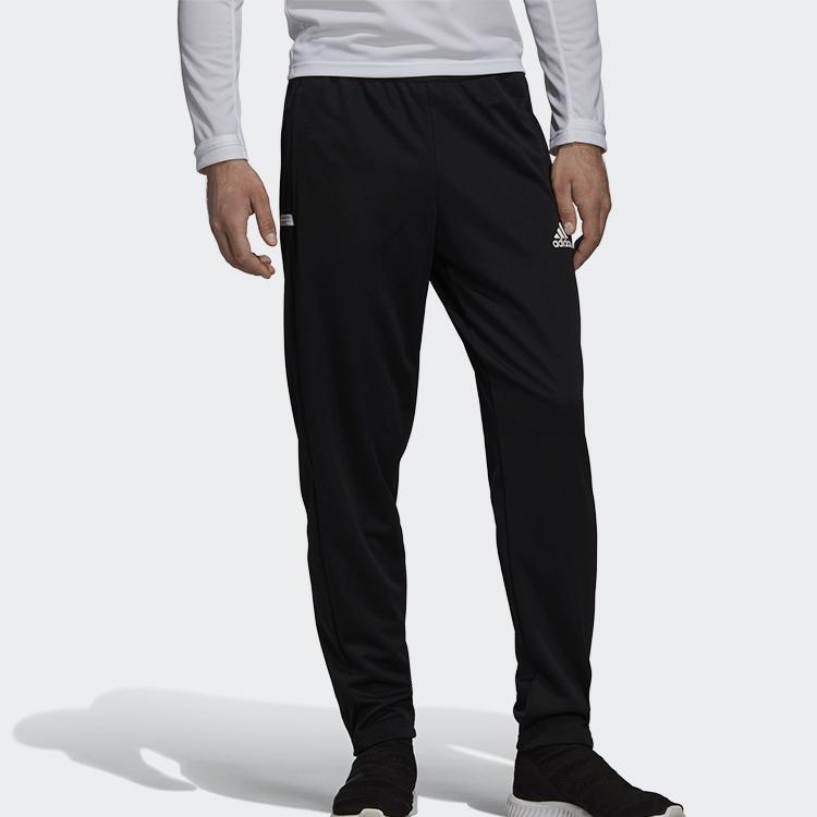 Adidas T19 Outdoor Running Casual Knit Pants Men Bottoms Black DW6862