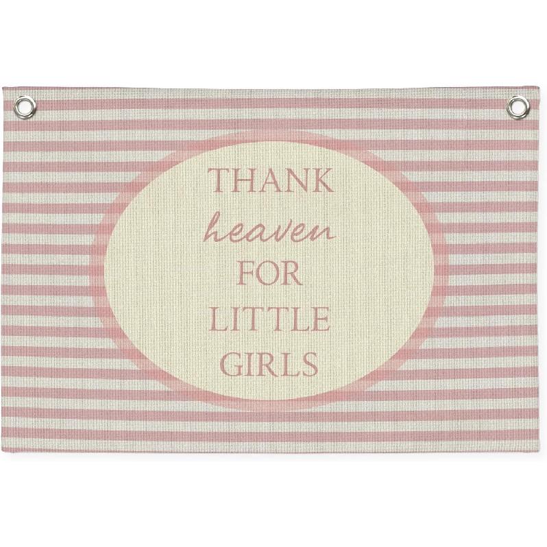 DDYGZYW Boho Floral Nursery Wall Art,Girls Room Decor,Wildflower Nursery Decor Linen Banner Print,You'll Never Know Dear How Much I Love You Wall