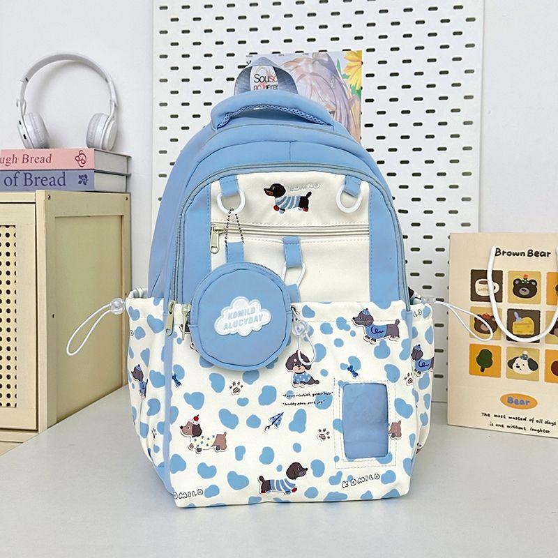 

Красивый рюкзак с принтом для школьниц, рюкзак для учениц средней школы, рюкзак для учениц средней школы, рюкзак для девочек для уменьшения нагрузки, милый рюкзак для кампуса