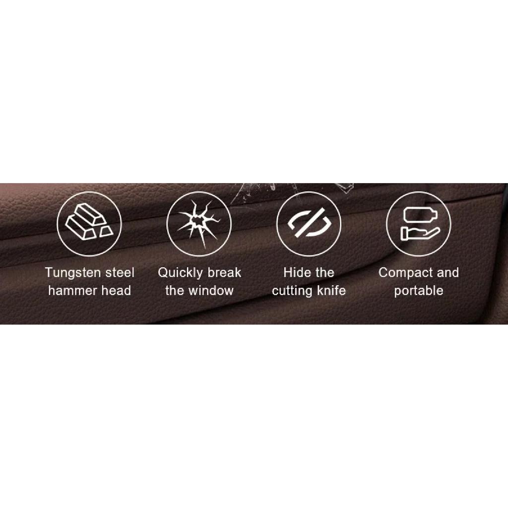 Martello di sicurezza per auto rompivetro di emergenza martello multifunzione di sicurezza per auto martello di salvataggio articoli di sicurezza Accessori