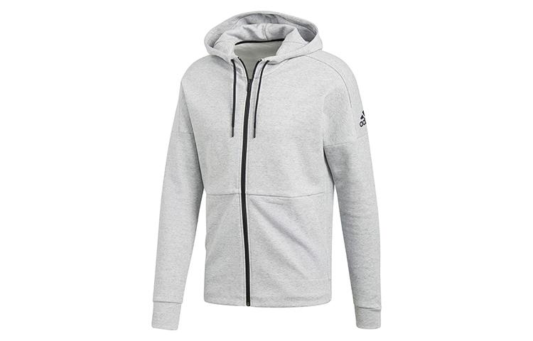 Adidas Jackets Men s Gray Hooded Moderate Other CG2088 XXL