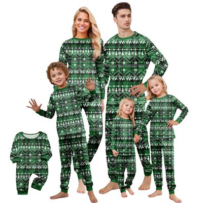Sevimli Aile Seti Pijama Baskılı, Ev Giyimi, Aile Seti Uzun Kollu Üst Alt Set