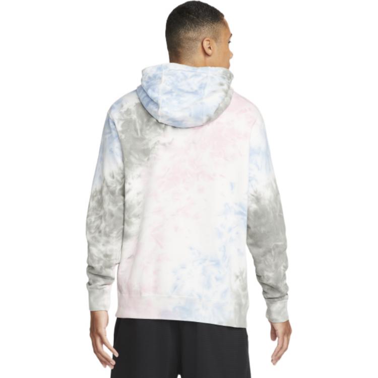 Nike Sweatshirts Men's Pink/Blue Hooded Moderate Regular DV3791-663