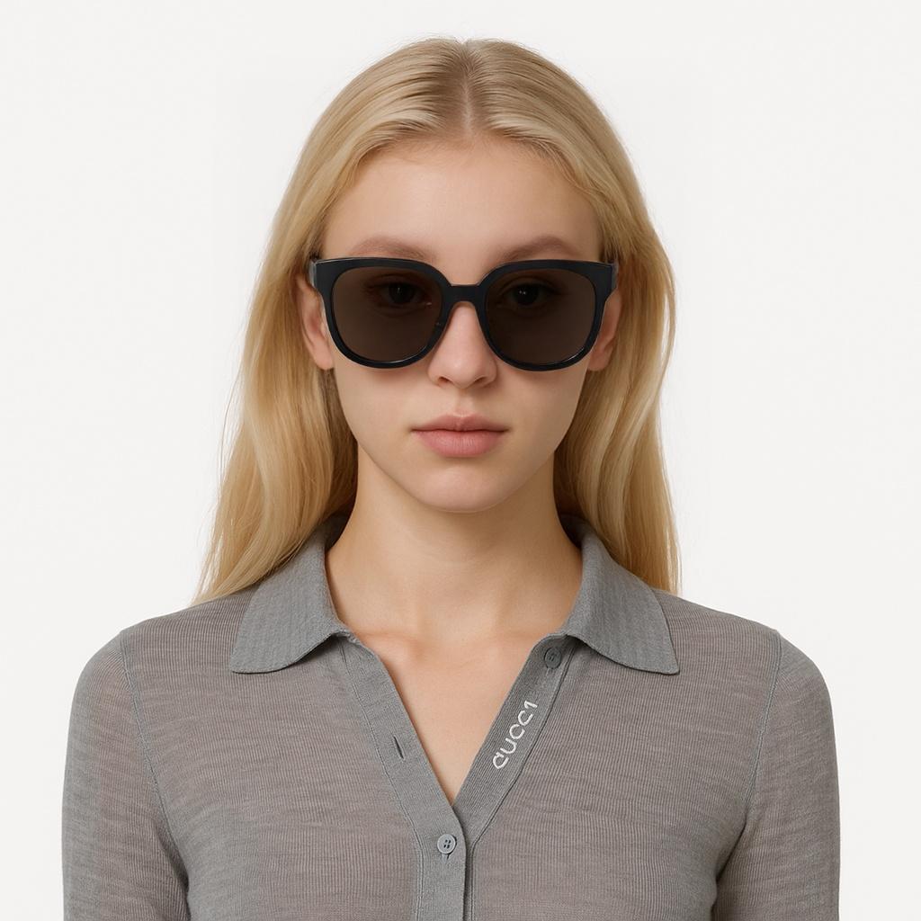 MIU MIU Square Sunglasses Women Sunglasses Black 0MU01ZS1AB5S0
