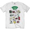 T-shirt da uomo Green Day Dookie RRHOF Taglia XL Bianca
