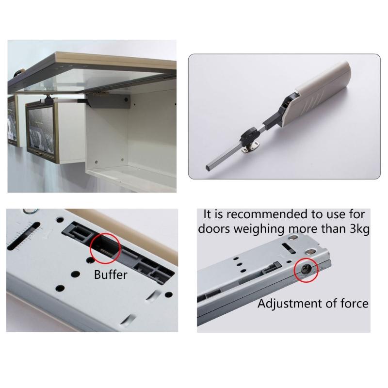 Heavy Duty Zinc Buffers Mechanism Hydraulic Support Rod For Cabinet Door Noise reductions Technology Upgrades Tool