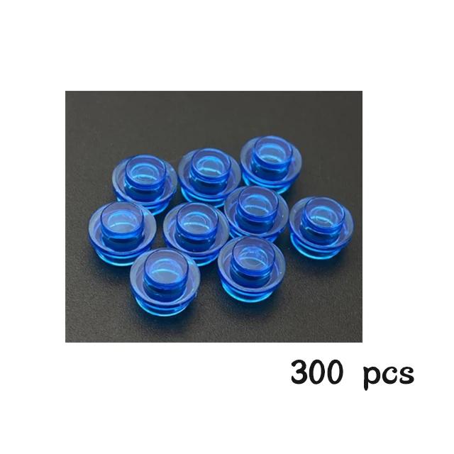 300 PEZZI Particelle di Assemblaggio MOC 4073 6141 Piastra Rotonda 1x1 Punto Blocchi da Costruzione DIY 1*1 Figure Mattoncini Lampada Giocattolo Educativo per Bambini