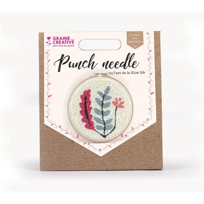 Kit Punch Needle Vegetal