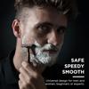 Double Edge Safety Razor Handle Razor with 5 Blades Heavy Duty Eco-Friendly Razor Replaceable Blade