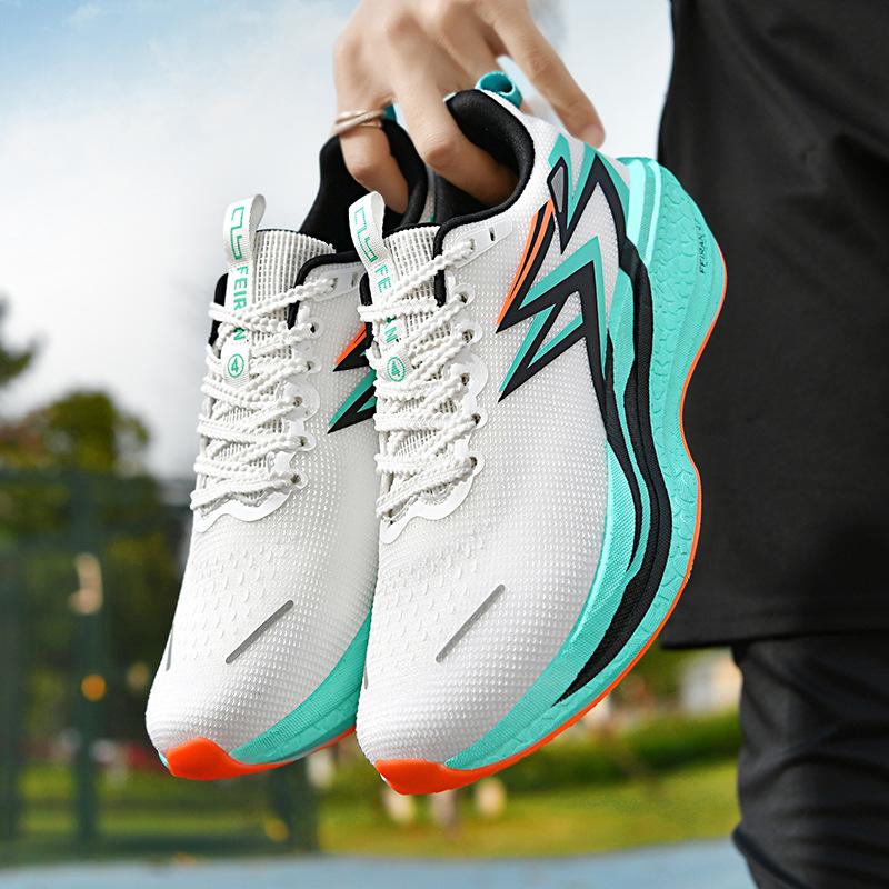 Carbon Board Running Shoes Breathable Marathon Racing Non-slip Men's Flying Electric 5U Women's Sports Running Shoes Youth Ball Couple