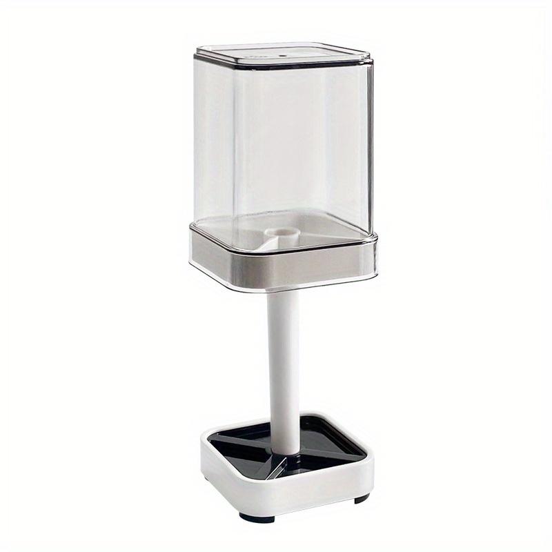 

1Set PVC Dust-Proof Toothbrush and Toothpaste Holder with Mouthwash Cup - Household Bathroom Storage Organizer светло-серый