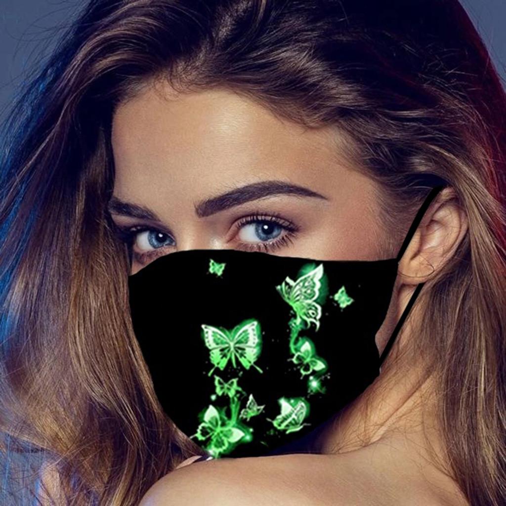 1ks ústní masky pro ochranu proti prachu Anti-Face Mask Smývatelná maska ​​na ucho