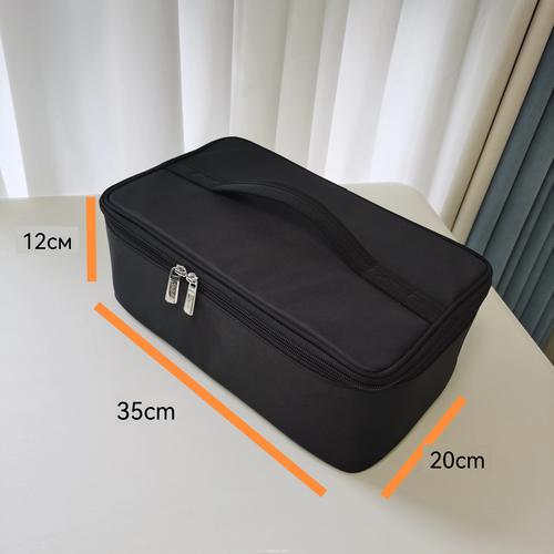 Professional Makeup Organizer Large Capacity Square Cosmetic Bag Makeup Bag Multilayer Storage Case