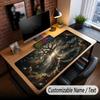 Tree of Life Theme Custom Mouse Pad Personalized With Name Text Customized Desk Mat For Office Home Decor