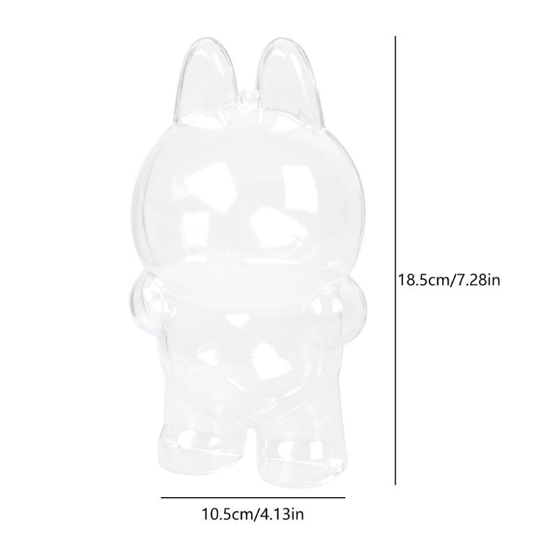 Oversized Transparent Display Case For Anime Standing Figure Doll Scartch Resistant Plastic Doll Protective Holder